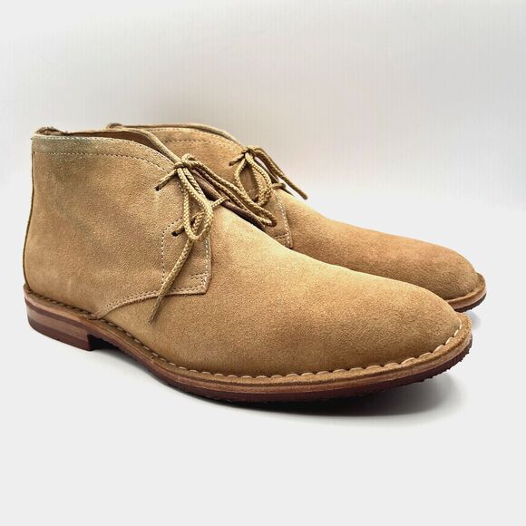 Trask Brady Chukka Boots Suede Style# 30-1160 Rugged Stylish Tan Men’s Size 10 M - Picture 1 of 11